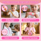 Kids Dentist Play Set  48 Pcs Doctor Kit For Toddlers 3-5  Pretend Playset For T