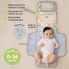 Portable Diaper Changing Pad - Large Waterproof Baby Changing Mat  Compact   