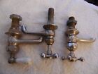 Set Of 3 Colds Vintage Antique Bathrooms Sink Faucets 1 Crane 1930s Untested