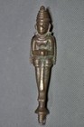 Antique Hindu Indian Bronze Figurine With Hanuman   Garuda 18-19th Century India