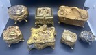 7 Antique Jennings Brothers J b  Wb Mfg  Etc  Art Nouveau Jewelry Box Caskets