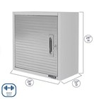 Seville Classics Ultrahd Wall Storage Cabinet  24  W X 12  D X 24  H  granite 