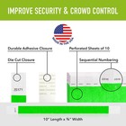 200 Wristco Tyvek Wristbands For Events     5-color Variety Pack     Tamper-proo