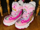 New 10 Girls Boots Snow Paw Patrol Toddler Child Winter Girl Lights Nickelodeon