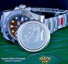Sapphire Caseback For Rolex Date Just 1600  1601  1603 Exhibition Back