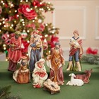 Kurt Adler Porcelain Nativity Figures Table Piece Set  9 Pieces