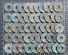 Bulk Lot Of 50 Ancient Chinese Coin Zheng He Tong Bao seal Script Song Dynasty