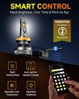 Latest H11 Smart Led Light Bulbs  0-90 000lm 15x Variable Insane Brightness     