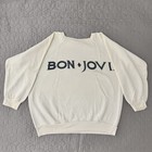 Bon Jovi Portrait Rare Vintage 1988 Overprint Crewneck Size Xl
