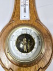 Vintage Wall Barometer Thermometer - Working  Signs Of Use