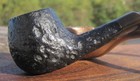  bollo Pipe  Italy Short Bent Pot Saddle Stem 4 5  L Smoking Estate Pipe