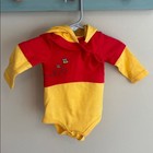 Disney Store Winnie The Pooh Baby Costume Bodysuit Hood 0-3 Months