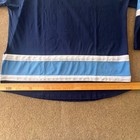 Athletic Knit Hockey Jersey Adult Xl Navy Blue Light Blue White Blank Ak