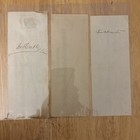 Lot Of 3 Antique Bank Receipts 1882 1892 1895