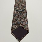 I magnin Men s Tie Burgundy Green Blue Beige Paisley Classic Width
