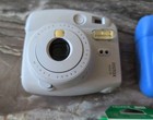 2 - Fujifilm Instax Mini 9 Instant Camera - Ice Blue W  Strap   White - New Film