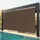 99  Uv Block Outdoor Roller Shade Hdpe Cordless Privacy Screen For Patio Gazebo