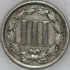 1881-p Three Cent Piece  Copper nickel Over 100 Years Old As Shown  sn01 