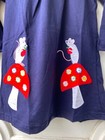 Nwot Mouse - Toadstool - Navy Toddler Dress - Mini Boden Inspired Design  Size 3