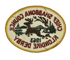 1963 Klondike Derby Chief Shabbona Council Boy Scout Bsa Patch