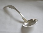 Antique Southern Coin Silver Gravy Ladle Baltimore 1814