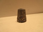 Vintage Sterling Silver Thimble Size 8 Marked Mkd Collectible Sewing Thimble