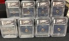 Lot Of 8     Icg 1 4 Kakini Nagas Of Narwar Bronze Coin 200-340 Ad Genuine