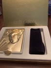 Vintage Estee Lauder Golden Age Pressed Powder Compact Collectible Nib