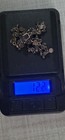 Vintage 925 Sterling Silver Floral Charm Anklet Dangle  9  L  12 2g  Read