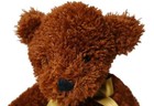 Russ Vintage Teddy Bear Rust Bow Sitting Ten Inches 49555 See