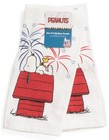 Set Of 2 Same Cotton Towels 16 x26   Patriotic peanuts Snoopy Dog   Fireworks bb