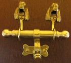 Irish Setter   Gordon Setter Dog Bronze Duet Door Knocker