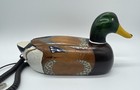 Vintage Telemania Mallard Duck Decoy Wooden Landline Phone