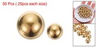 50pcs Precision Solid Brass Bearing Balls 1 4  3 8  Industrial Brass Ball