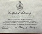 Coins Of The Bahamas 1970 Proof Set In Original Box With Coa