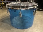 14  Ludwig Vistalite B o Concert Tom Drum Vintage 10x14 Blue No Cracks  gs3