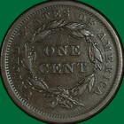 1839 Head Of 1840 Braided Hair Large Cent Choice Extremely Fine Xf  au  45426