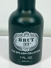 Vintage Faberge Brut 33 The Splash-on Lotion 7 Fl  Oz  Made In Usa New Old Stock