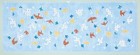 Japanese Cotton Tenugui Tapestry Hand Towel Bento Cloth Momoyagusa Waterfowl