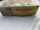 Vintage 1960 s Louis  Marx Battleground Wwii Play Set With Box  131 Pieces