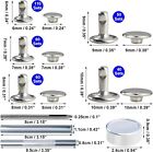 340 Sets Leather Rivets Kit Rivets For Leather Double Cap Rivets Studs Clothing