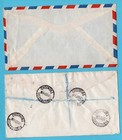 Trinidad   Tobago 2 Air Covers 1948-49 Princes Town  Port Of Spain To England