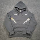 Ufc Venum Hoodie Mens Medium Black Gold Fight Night Walkout Sweatshirt