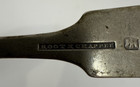 Antique Root   Chaffee Coin Silver Spoon J a  Parsons 19th Century Collectible