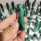 Natural Malachite Tower Healing Quartz Hi-qornament Tower Point 1pcs