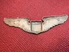 Original Ww2 Us Army Air Force Aaf Sterling 3-inch Pilot Wing Badge Pin Meyer