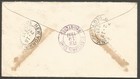 Jamaica 1937 Registered Cover Kingston To Usa  receiver 