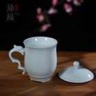 Ru Kiln Ru Porcelain Dragon Head Cup Closing Cup Conference Cup Ceramic With Lid
