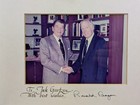 Ronald Reagan Signed Photo Inscribed To Jack Goertzen Framed