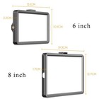 Sh 8 Inch Photography Dimmable Flat-panel Fill Lamp 3300-5600k Led Video Light